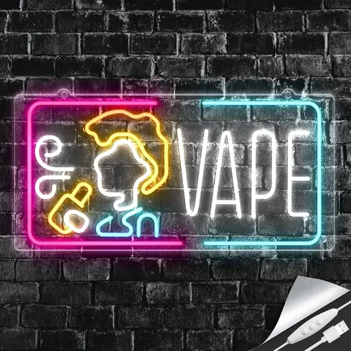 [Q-4291-08] WINDOW SIGN LED NEON (VAPE)