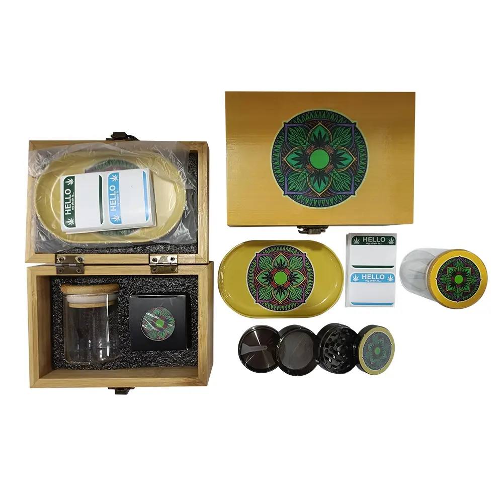 [Q-4107-11] WOODEN KIT (Psychedelic Bloom)