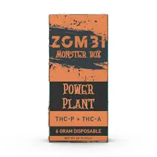 [Q-4266-09] ZOMBI 6g Monster Box Disposable D8 HHC THC-P 6PK (Power Plant)