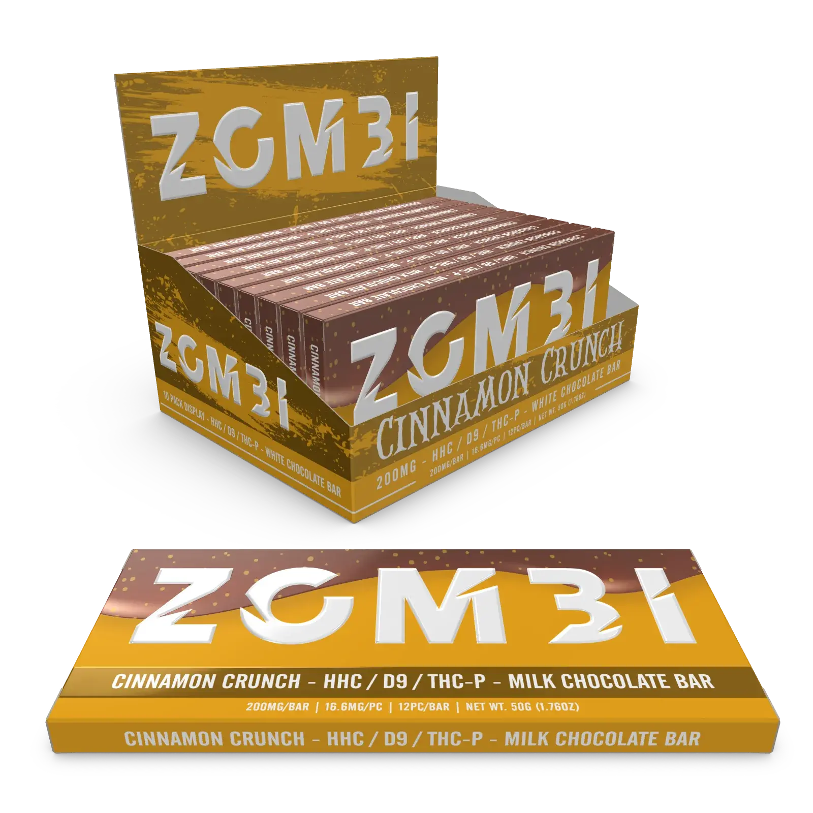 ZOMBI Chocolate Bar 200MG THC-P