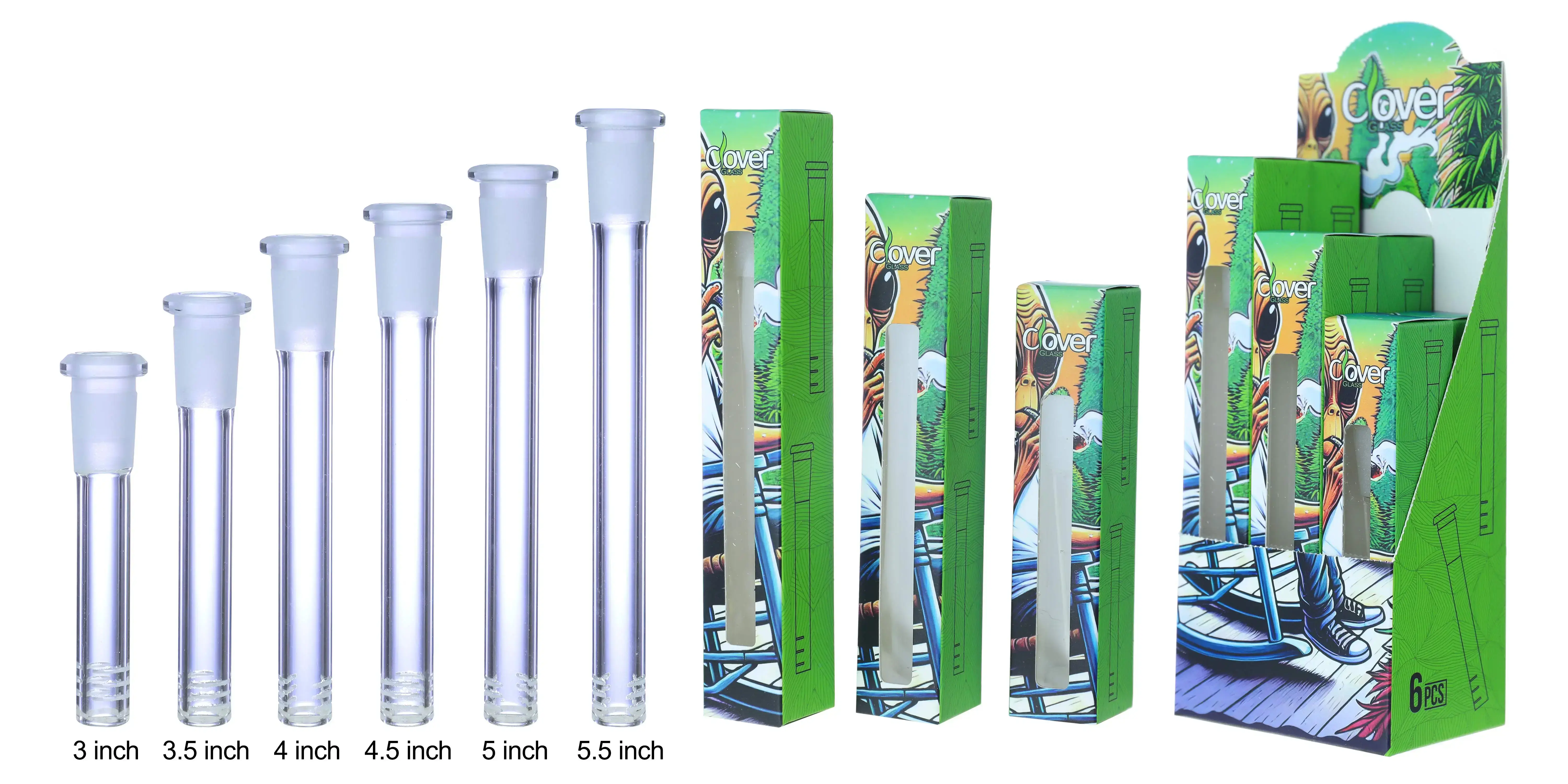 Clover DownSteam Display 6 Sizes 3" to 5.5" 6PC Display