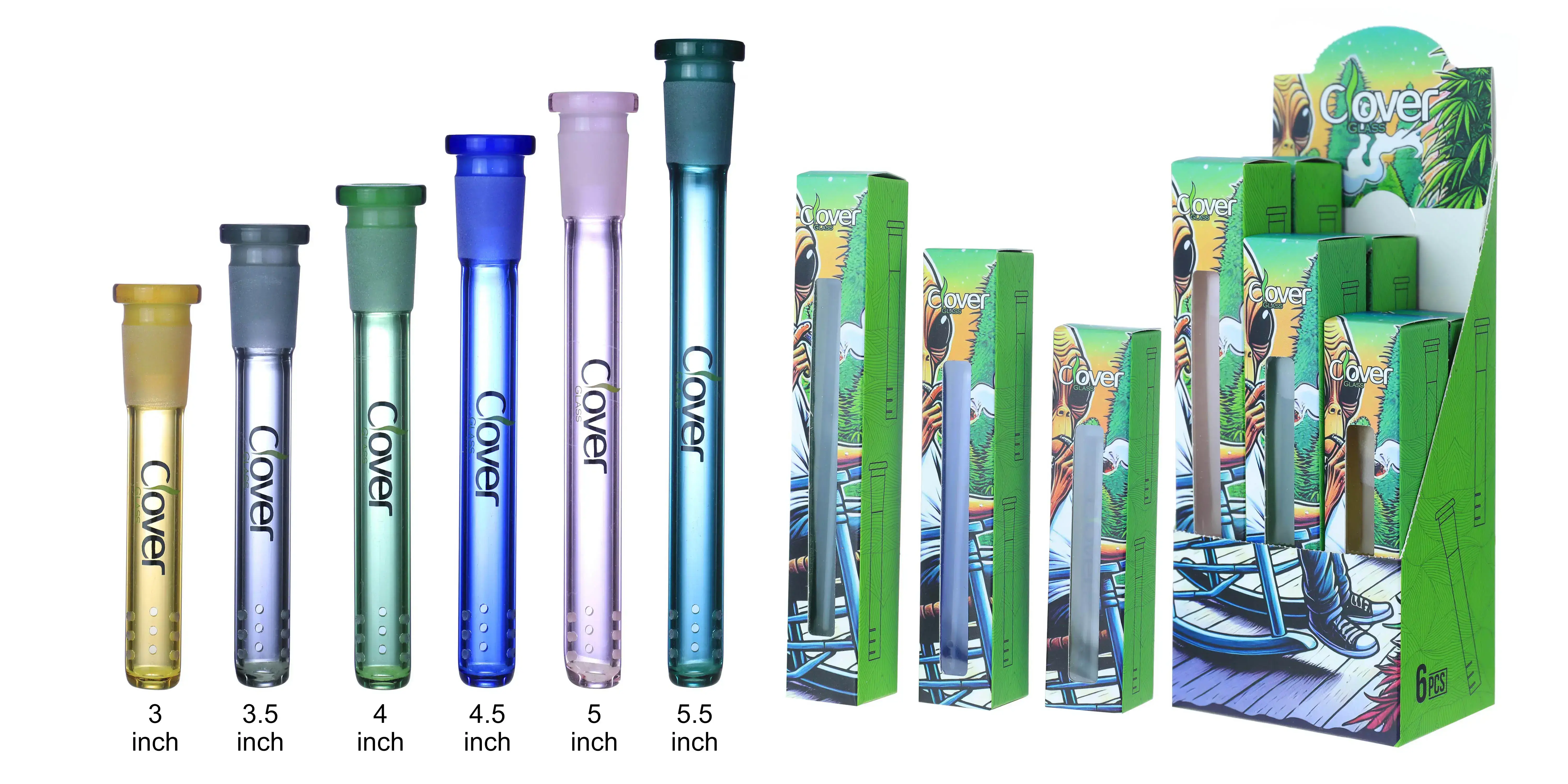 [T-1386-02] Clover DownSteam Display 6 Sizes 3" to 5.5" 6PC Display (DS-32)