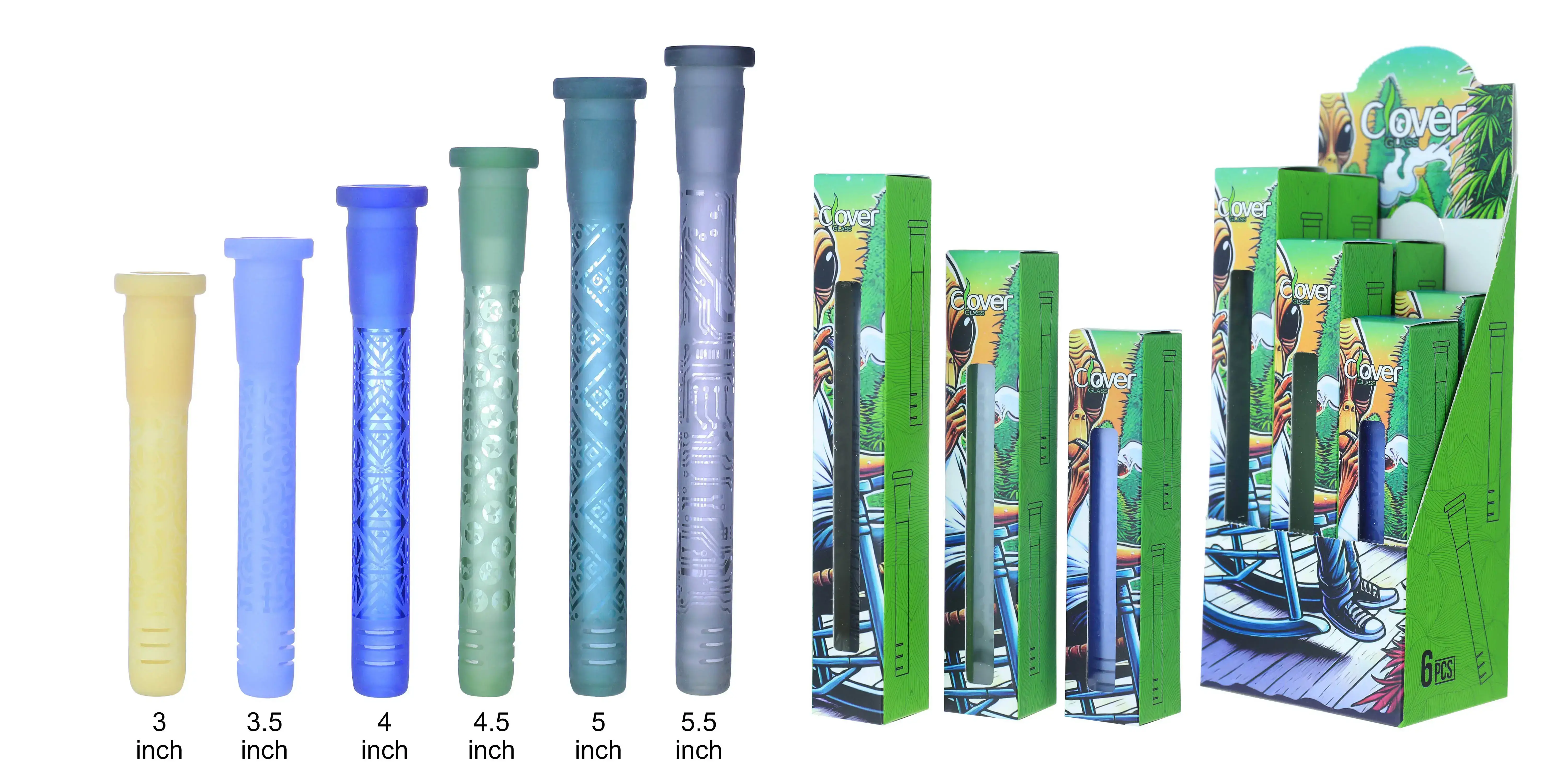 [T-1386-03] Clover DownSteam Display 6 Sizes 3" to 5.5" 6PC Display (DS-34)