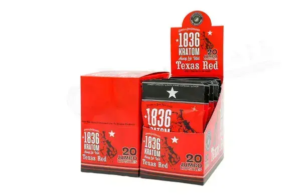 [Q-1079-08] 1836 20 JUMBO CAPSULE BAG (Texas Red)