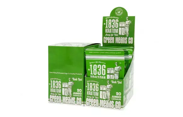 [Q-1079-07] 1836 20 JUMBO CAPSULE BAG (Green Means Go)