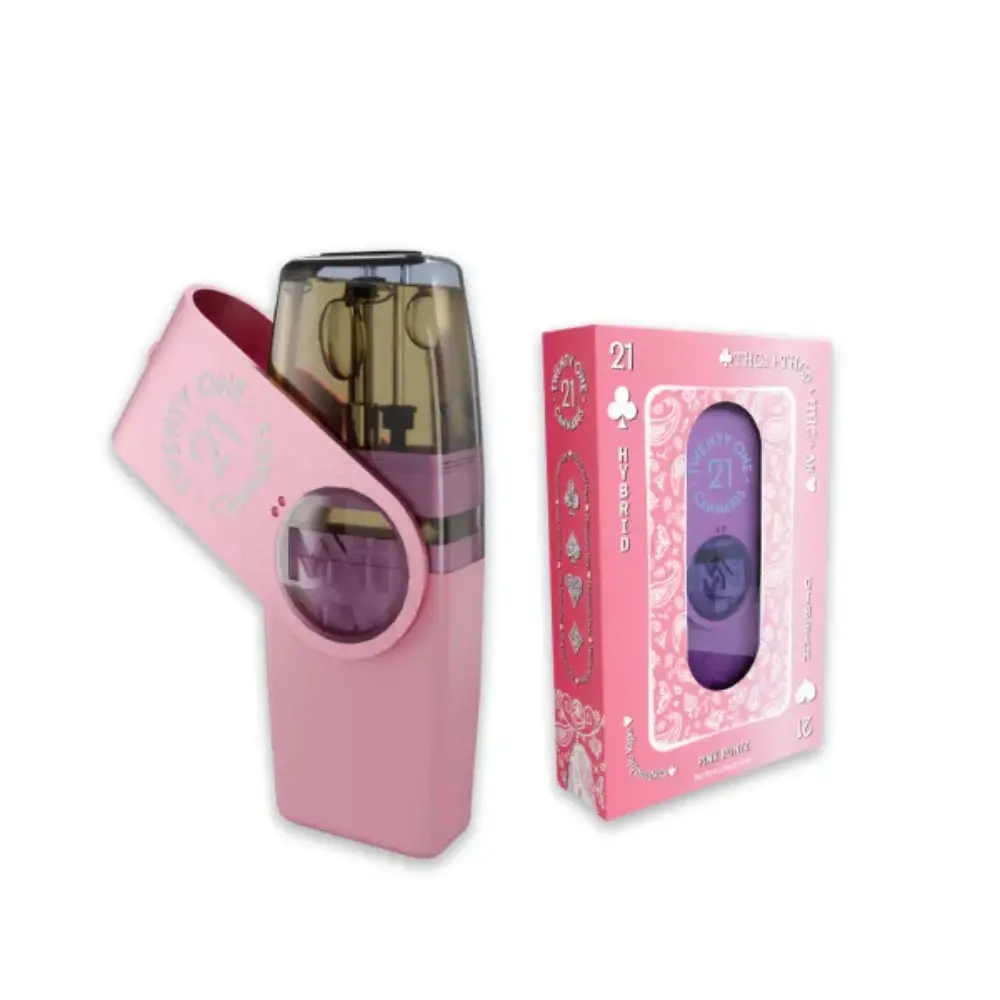 [T-1002-03] 21 DISPOSABLE 2ML THC-A THC-P 6pk Box (Pink Runtz (Hybrid))