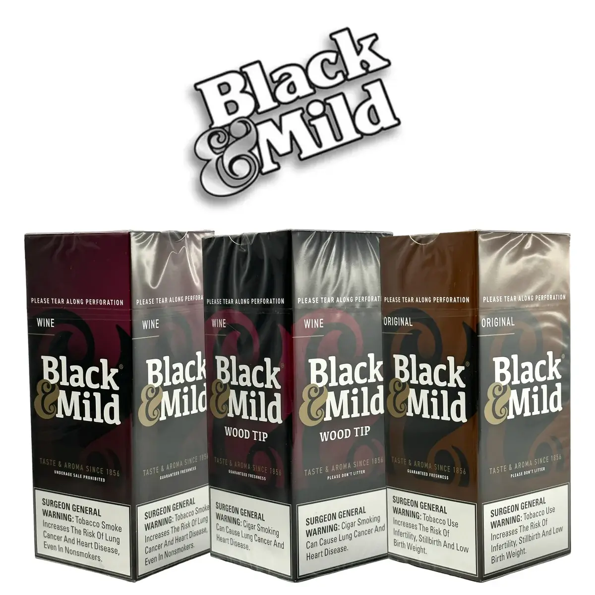 [T-1531-12] Black & Mild Single 25PK (Sweet PT $1.19)