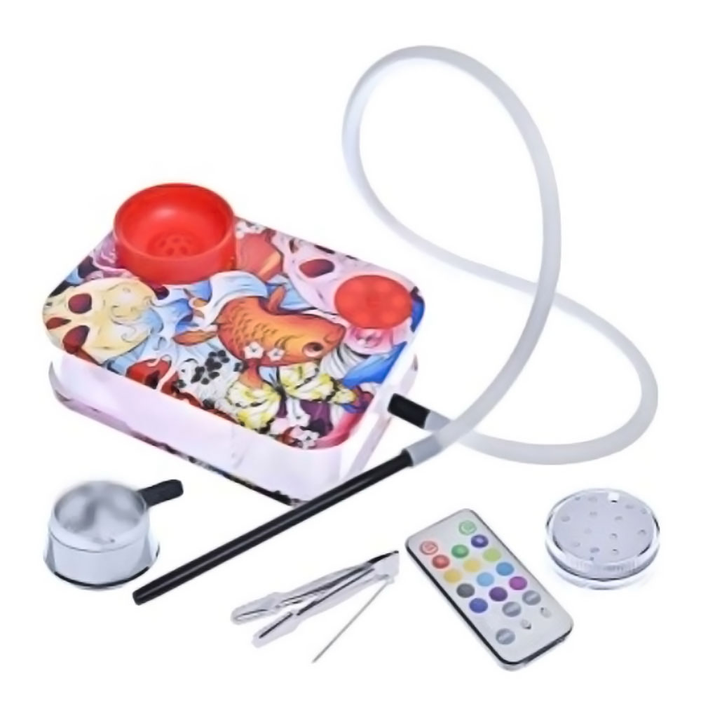 BOOK SHAPE PORTABLE ACRYLIC HOOKAH