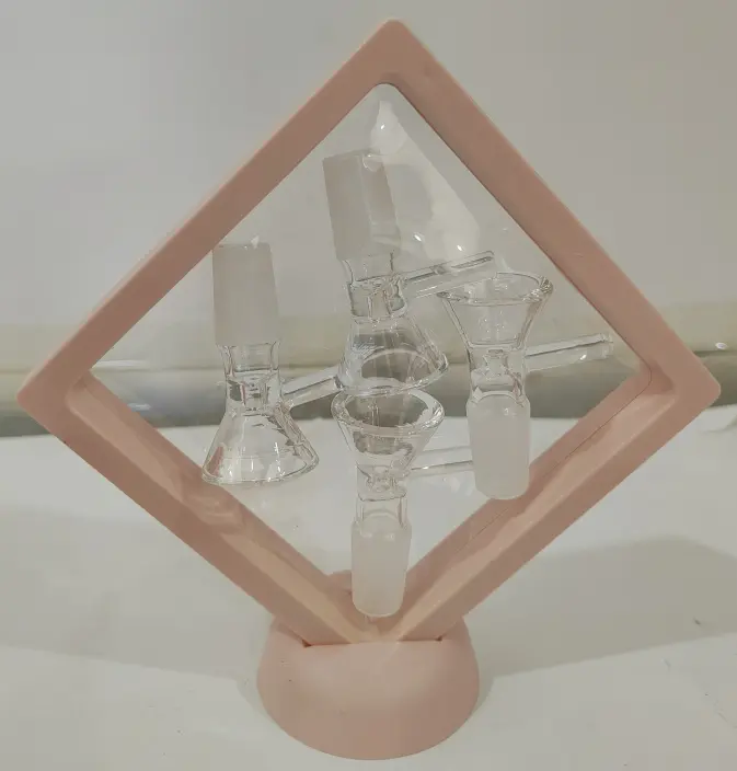 [Q-2369-03] BOWL HEAD GLASS SET DISPLAU WITH IT (Design 3)