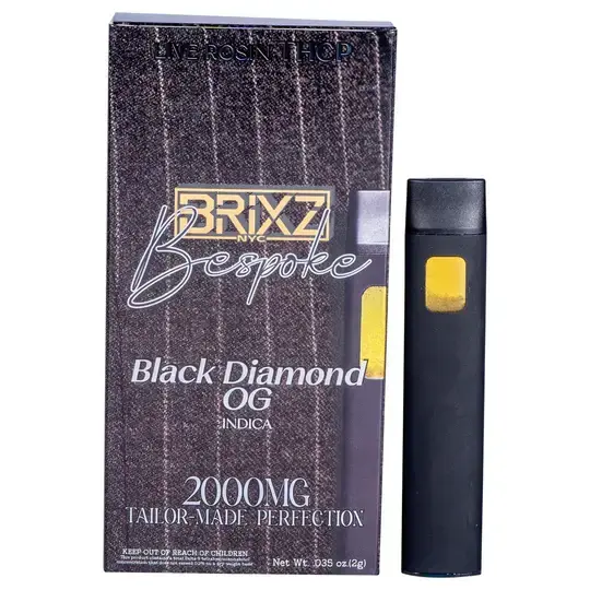 [T-1360-02] Brixz Bespoke Disposable 5ct 2G (Black Diamond (Indica))