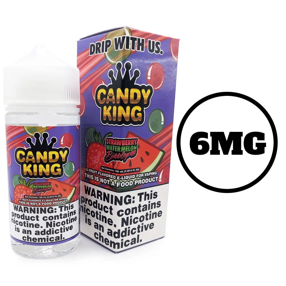 [Q-1545-12] CANDY KING 100ML (6mg, Strawberry Watermelon Bubblegum)