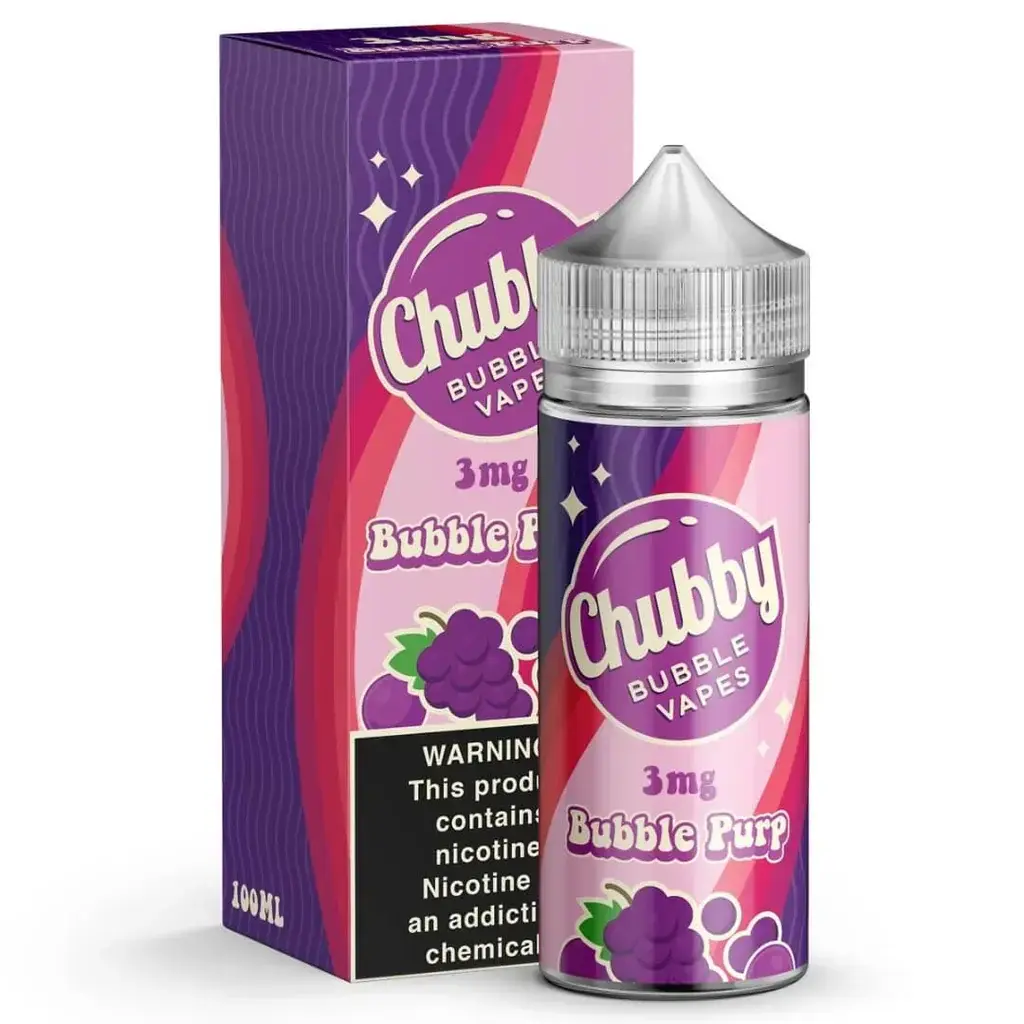 [Q-1597-06] CHUBBY BUBBLE 100ML (6MG, Bubble Purp)
