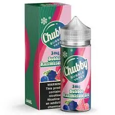 [Q-1597-09] CHUBBY BUBBLE 100ML (3MG, Bubble Razzmelon Ice)