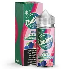 [Q-1597-09] CHUBBY BUBBLE 100ML (3MG, Bubble Razzmelon Ice)