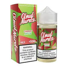 [Q-1625-30] CLOUD NURDZ 100ML (3mg, Cherry Apple)