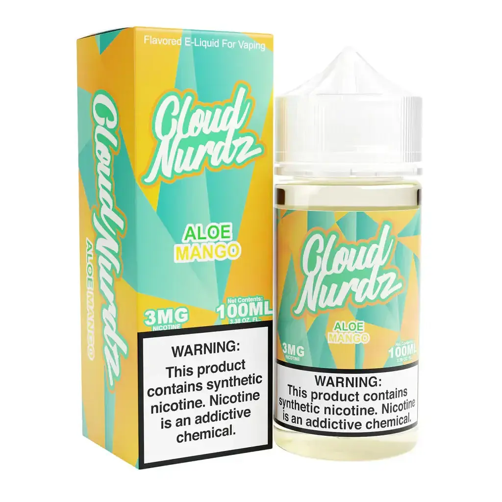 [Q-1625-35] CLOUD NURDZ 100ML (6mg, Aloe Mango)