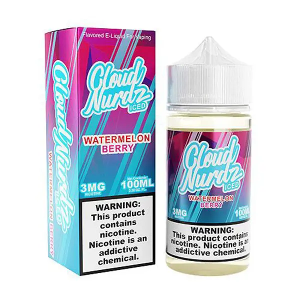 [Q-1626-17] CLOUD NURDZ ICED 100ML (3mg, Watermelon Berry)