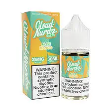 [Q-1627-30] CLOUD NURDZ SALTS 30ML (25MG, Aloe Mango)
