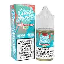 [Q-1628-35] CLOUD NURDZ SALTS ICED 30ML (50MG, Strawberry Kiwi)