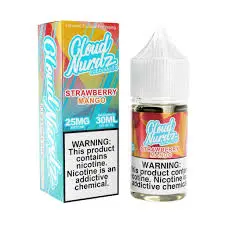 [Q-1628-22] CLOUD NURDZ SALTS ICED 30ML (25MG, Strawberry Mango)