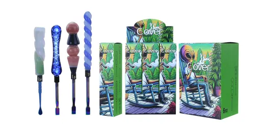 [Q-4846-11] Clover Dab Tools Glass 6PK a Display Mix Color (Style#38)