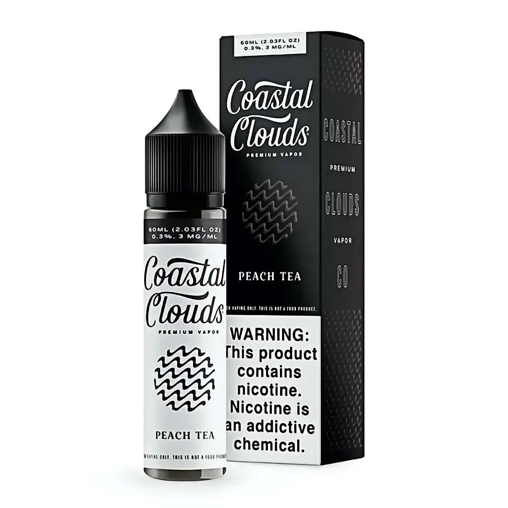 [Q-1630-30] COASTAL CLOUDS 60ML (0mg, Peach Tea)