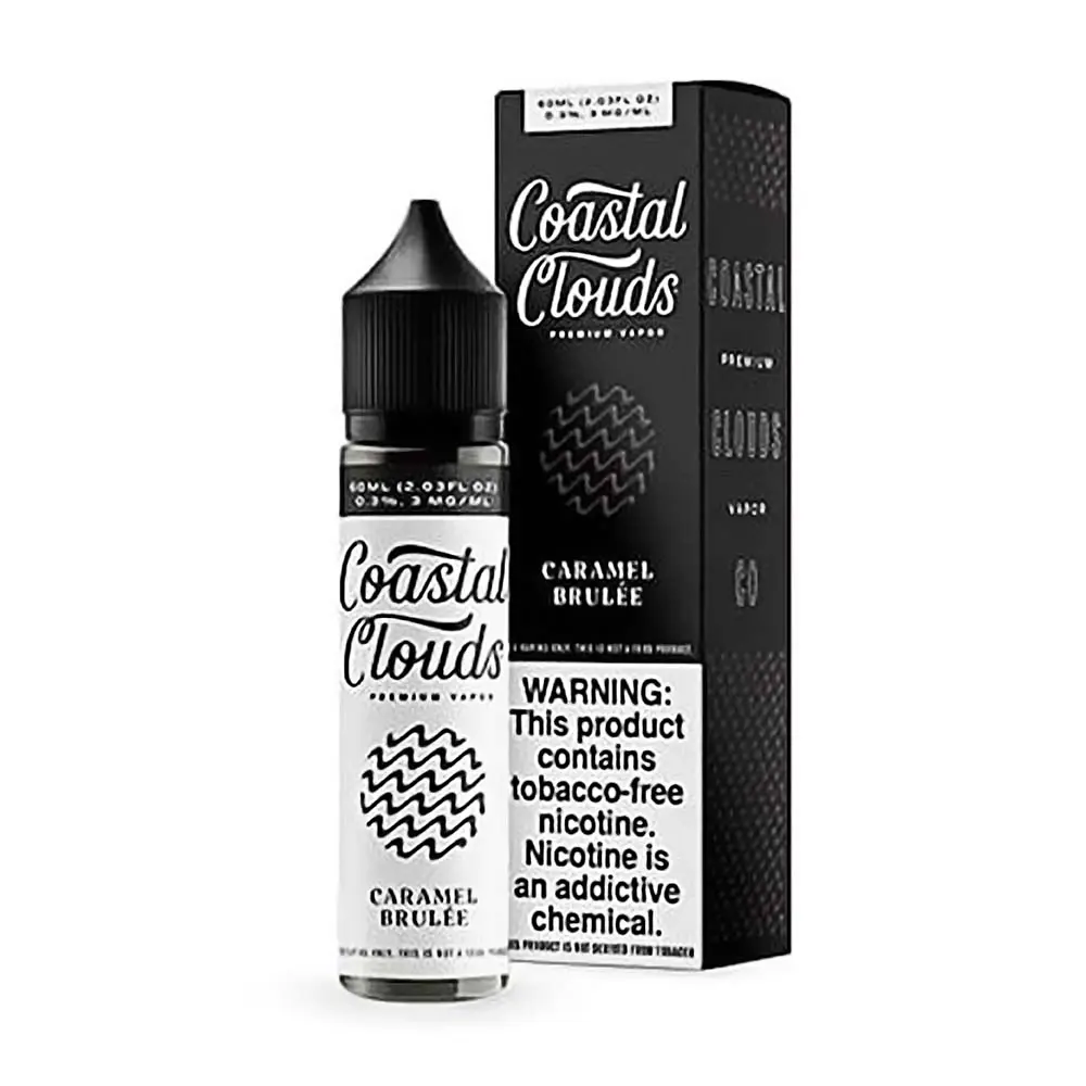 [Q-1630-05] COASTAL CLOUDS 60ML (6mg, Caramel Brulee)