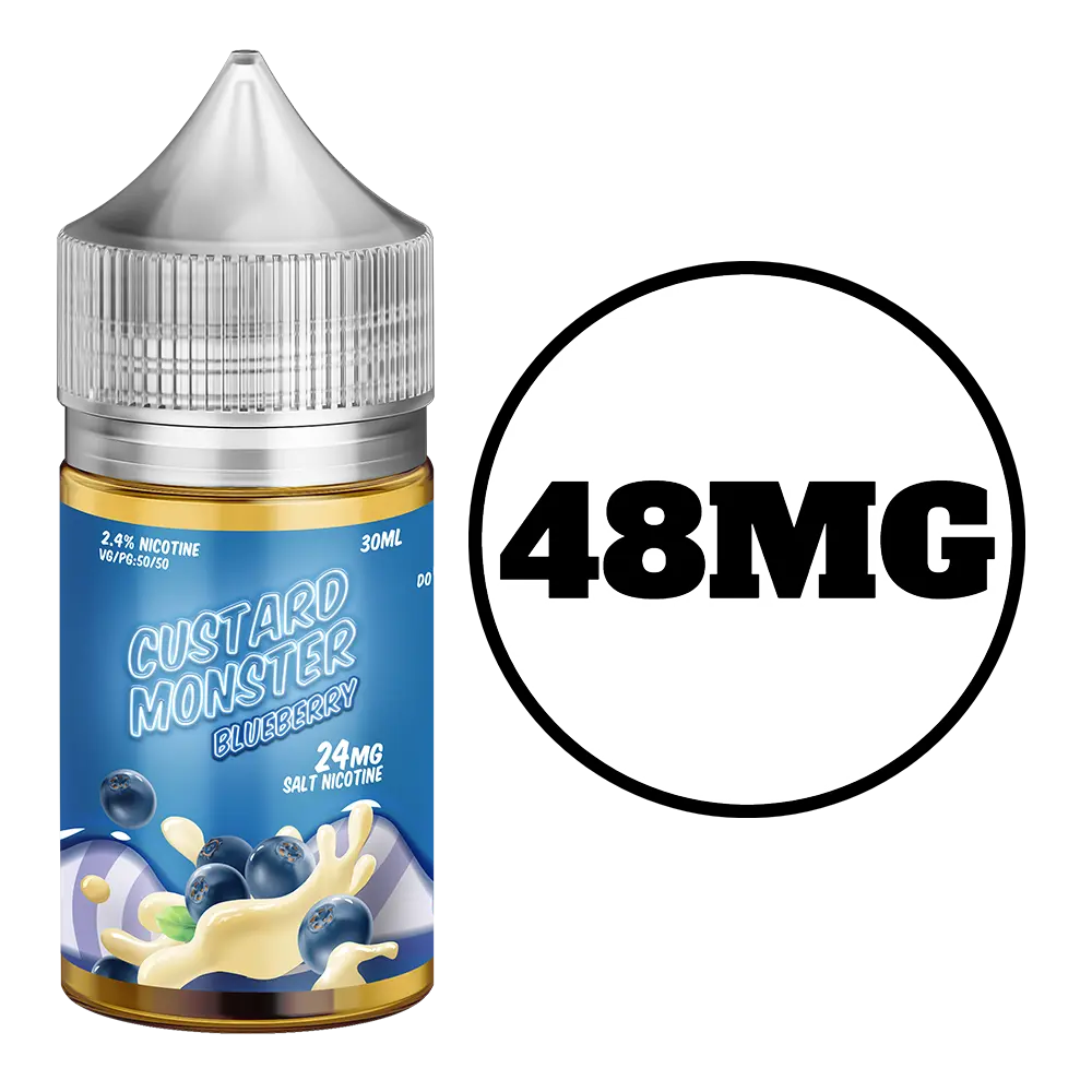 [Q-1671-02] CUSTARD MONSTER SALT 30ML (48MG, Blueberry)