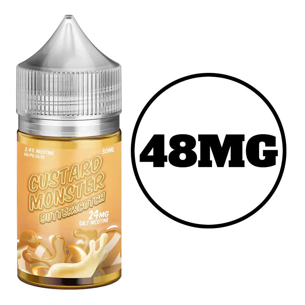 [Q-1671-08] CUSTARD MONSTER SALT 30ML (48MG, Butter Scotch)