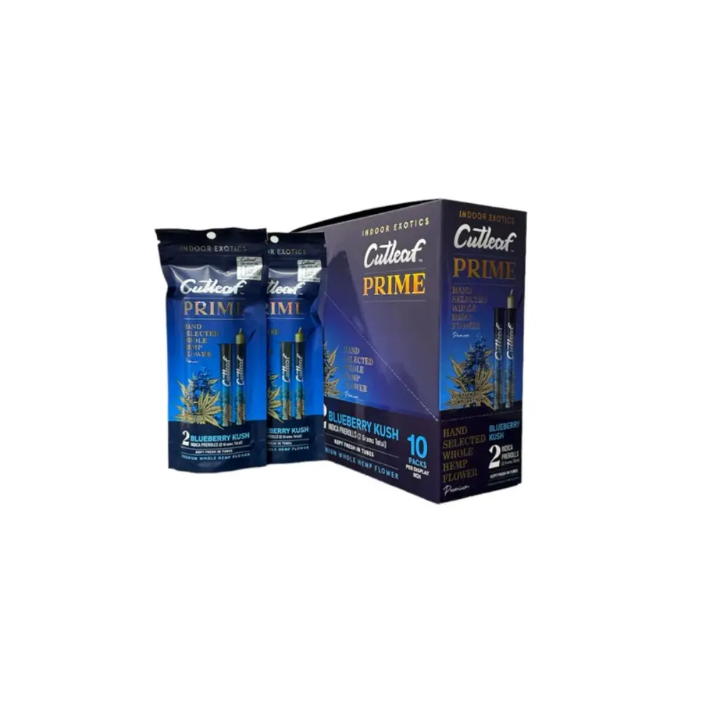 [T-1032-01] CUTLEAF PRIME PRE-ROLLS 2CT (BlueBerry Kush)