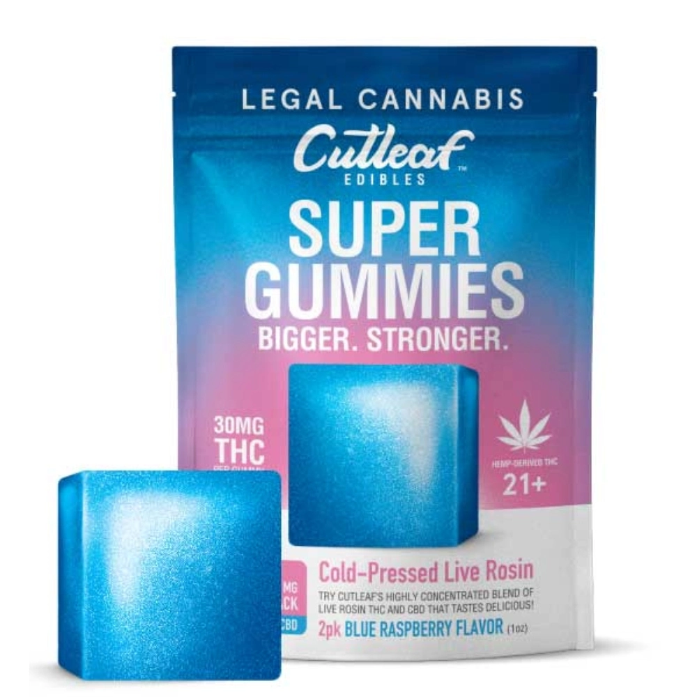 [T-1033-01] CUTLEAF SUPER GUMMIES (Blue Raspberry)