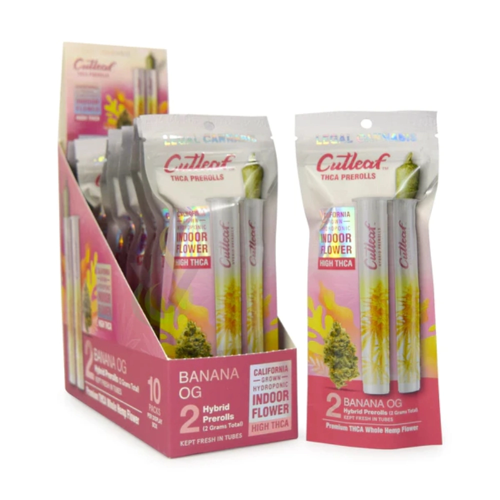 [9537] CUTLEAF THCA PRE-ROLLS (Purple Tangie)