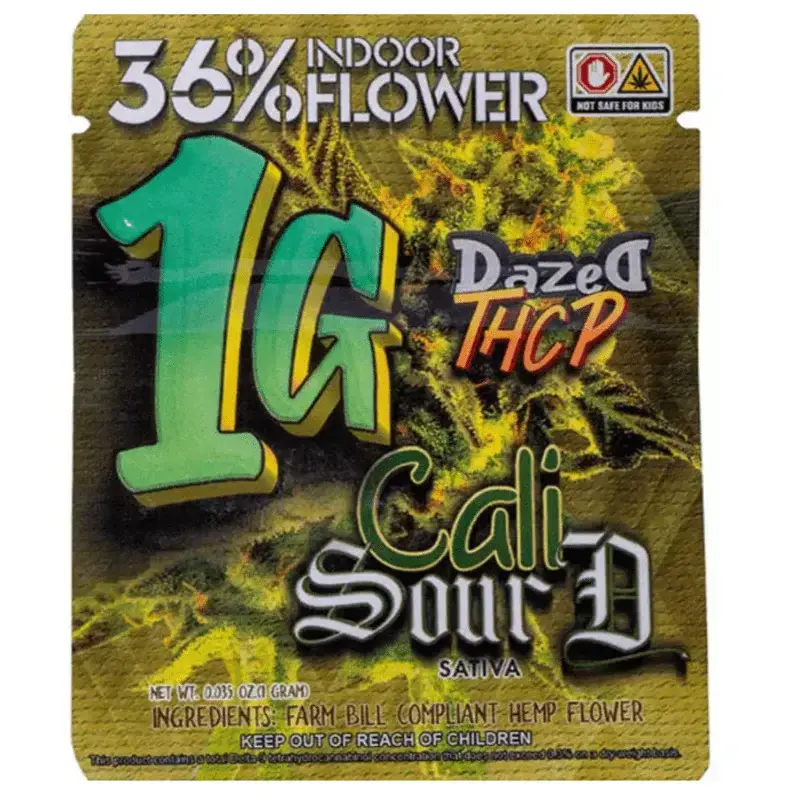 [Q-4832-07] Dazed 1G Flower Dispenser THC-P 24CT (Godfather OG (Indica))