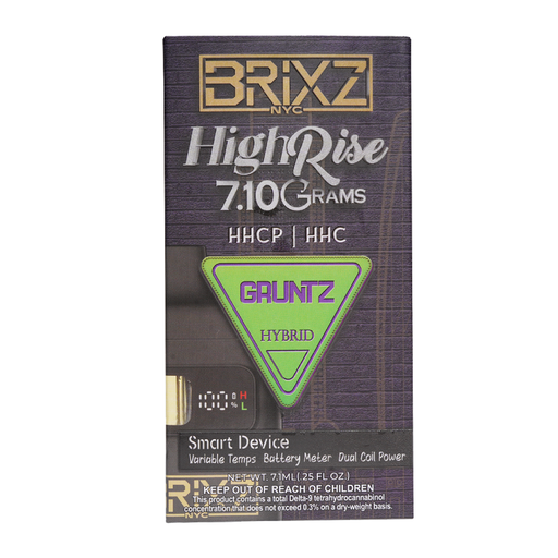 [T-1040-03] DAZED BRIXZ 7G HIGH RISE THCP | HHC (Super Shunk)