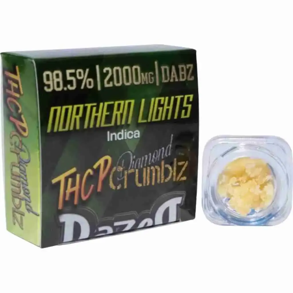 [Q-4829-01] DAZED Dab 2G Diamond Crumblz THC-P 4PK a Box (Northern Lights)