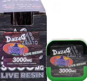 [T-1577-02] Dazed Dab 3.0g 5ct (Purple Buddha)