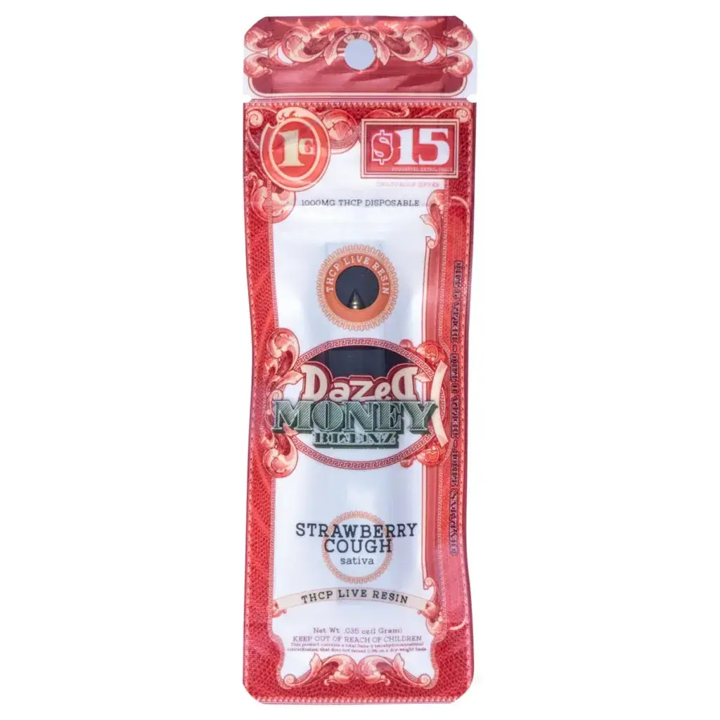 [T-1313-03] Dazed Money Blenz Disposable 1G 10CT (Strawberry Cough)