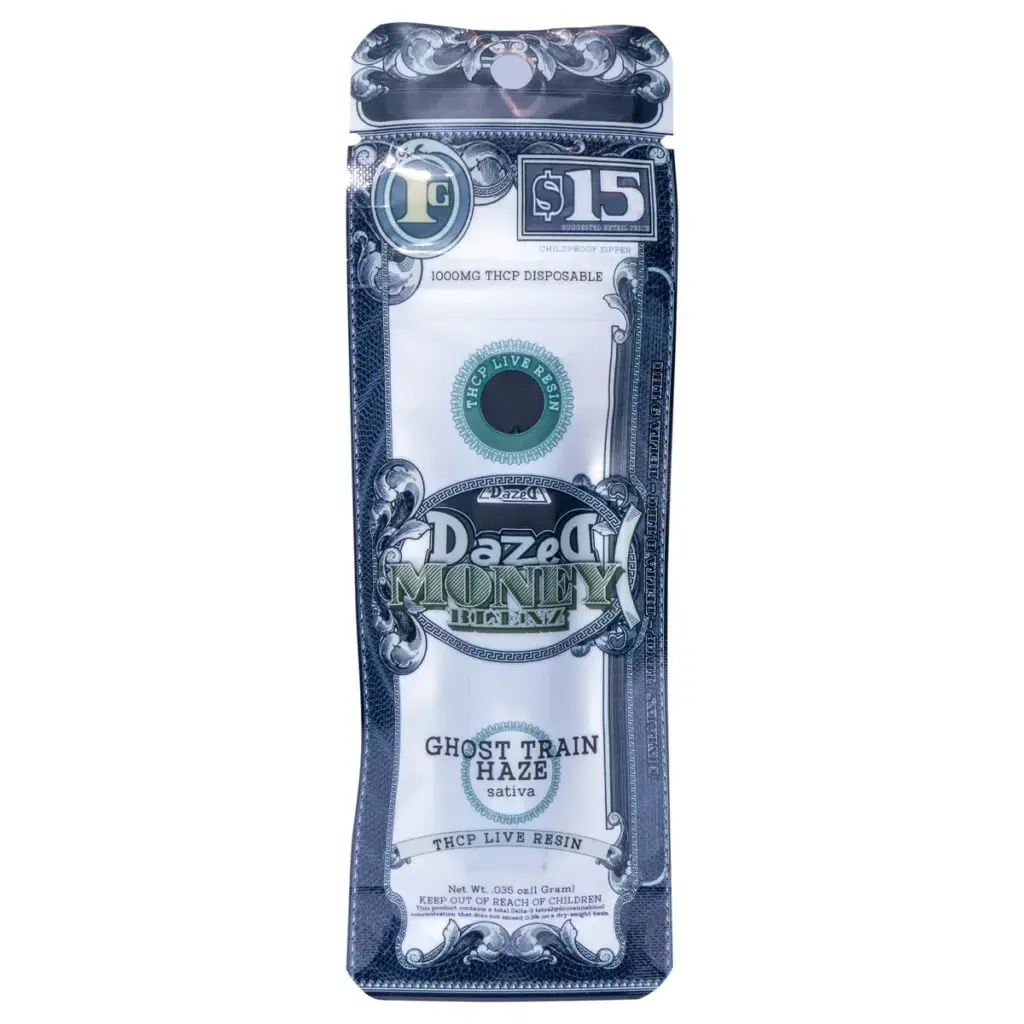[T-1313-05] Dazed Money Blenz Disposable 1G 10CT (GHOST TRAIN HAZE)