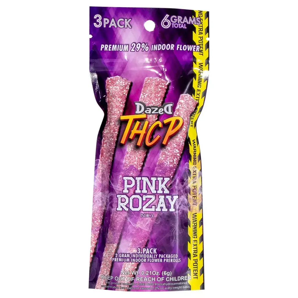 Dazed PreRoll 3PK 2G (Total 6G) THC-P 8CT A Box