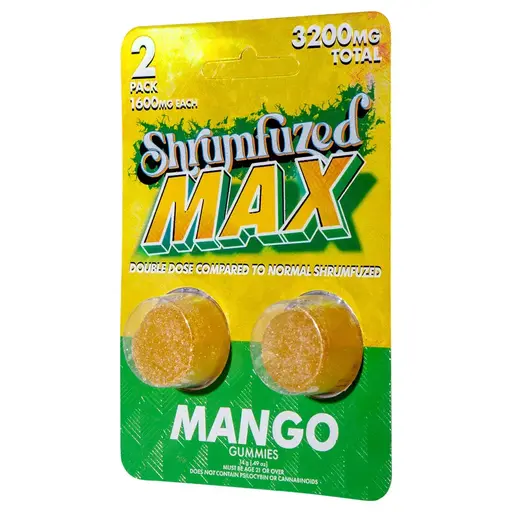 [Q-4827-07] Dazed Shrumfuzed MAX 2PK Gummies 1600mg 10ct Display (Cherry Limeade Slushee)