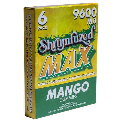 [Q-4828-04] Dazed Shrumfuzed MAX 6PK Gummies 9600mg 5ct Display (Cinnacrunch)