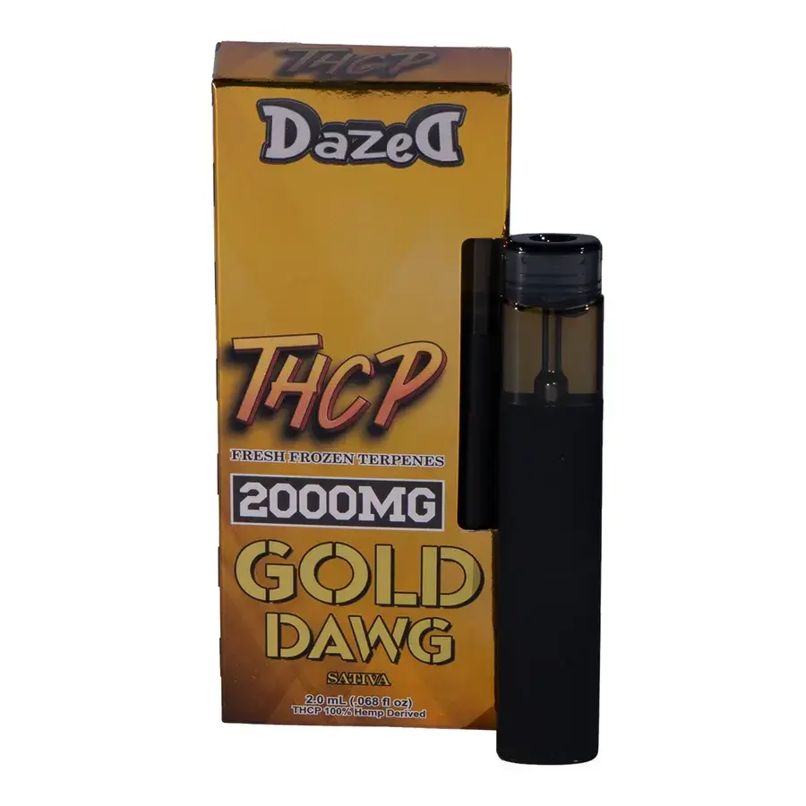 [Q-4350-03] DAZED THCP 2G DISPOSABLE 5PK a Box (Gold Dawg)