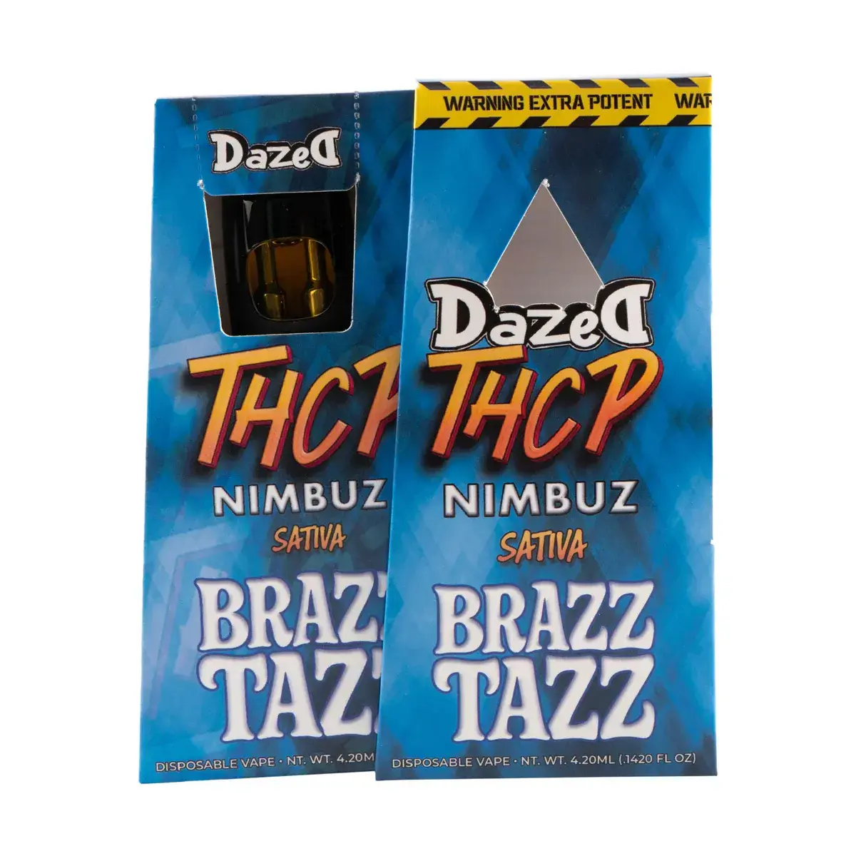 [T-1559-01] Dazed THC-P Nimbuz 4.2G Disposable Live Resin 5PK a Box (Brazz Tazz Sativa)