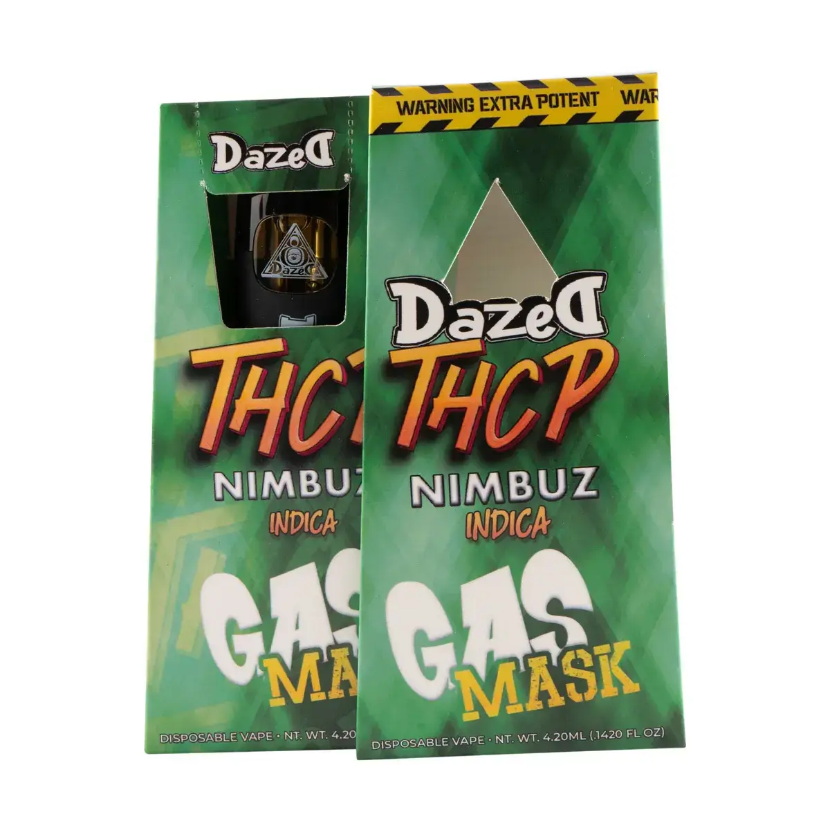 [T-1559-06] Dazed THC-P Nimbuz 4.2G Disposable Live Resin 5PK a Box (Gas Mask Indca)