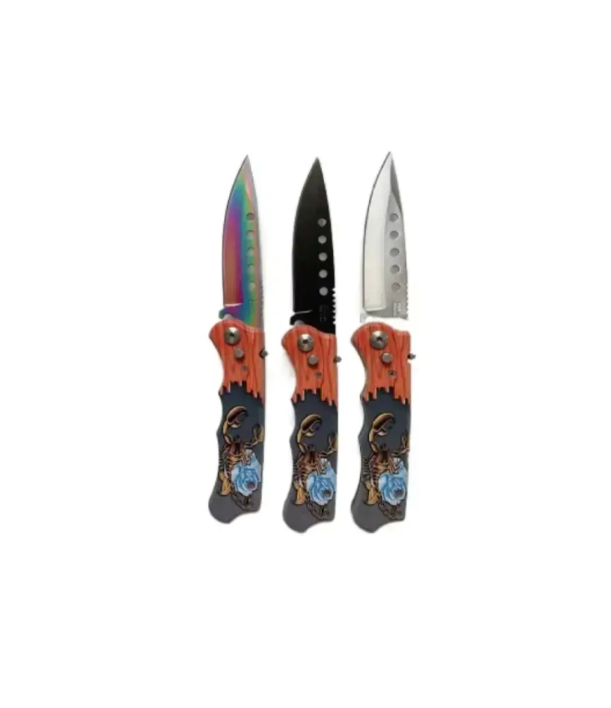 [Q-4451-03] DEFENSE KNIFE SKULL BASE MULTI DESIGN (SCORPIO BASE)