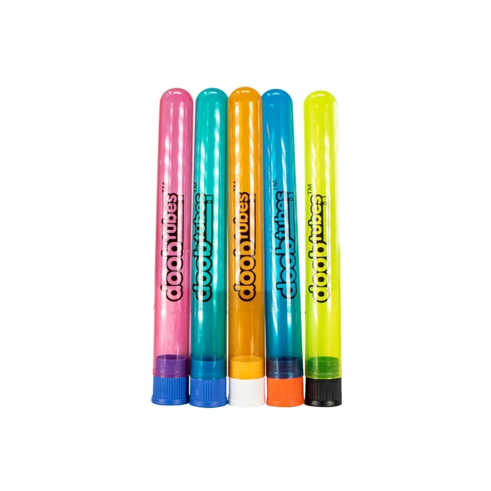 [Q-1748] DOOB TUBES LARGE 25 PER DISPLAY (BLACK W/COLOR)