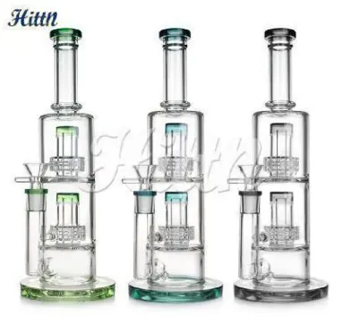 Double Showerhead Percs 12 inches Mixed colors