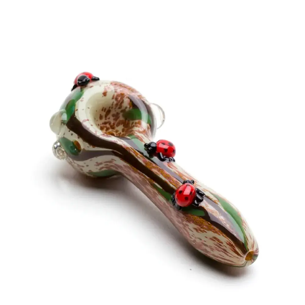 [Q-1812] EG SPOON PIPE SMALL (LADY BUGS)