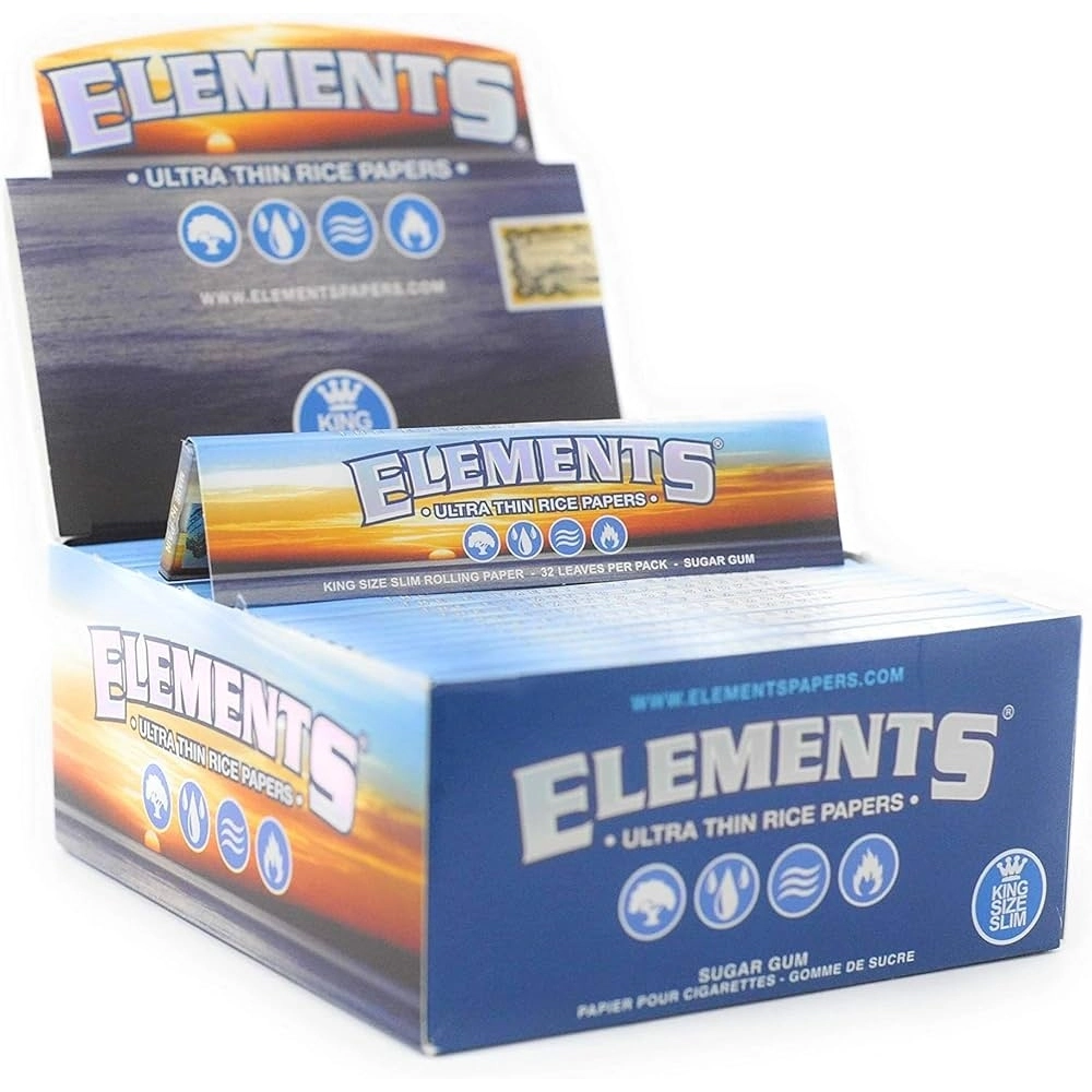 ELEMENTS PAPER KING SIZE SLIM 50CT