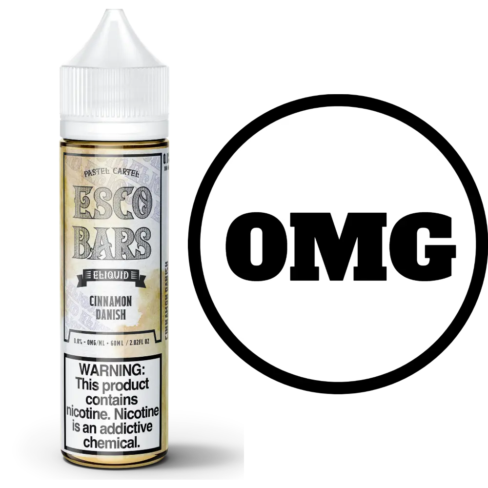 [Q-1909-10] ESCO BARS JUICE 60ML (0mg, Cinnamon Danish)